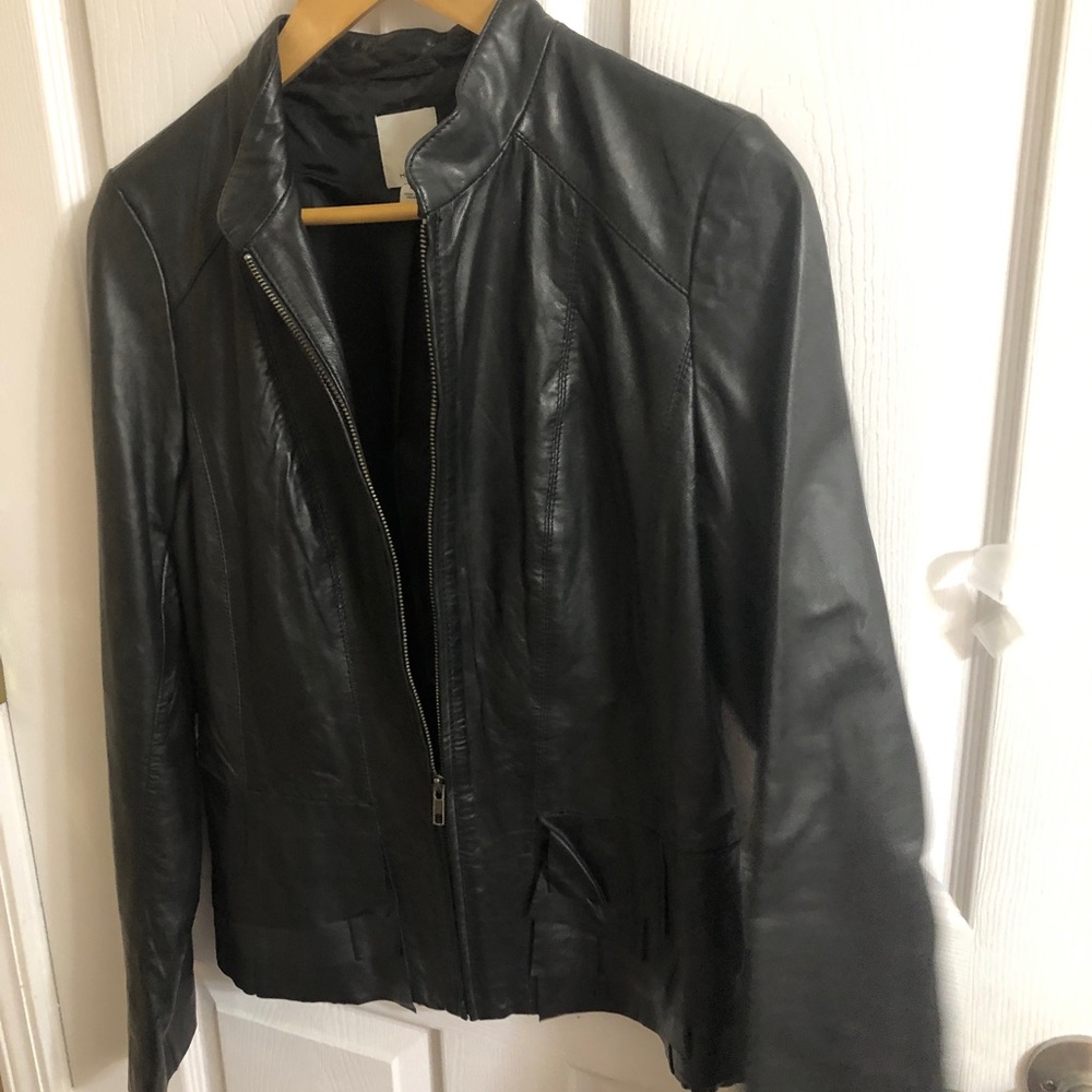 EUC - Halogen leather jacket. Size Medium